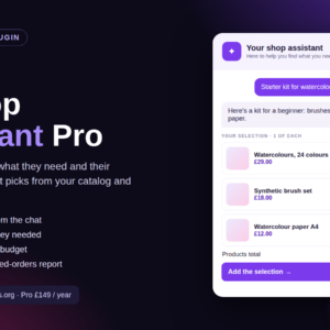Ideagency AI Shop Assistant Pro for WooCommerce
